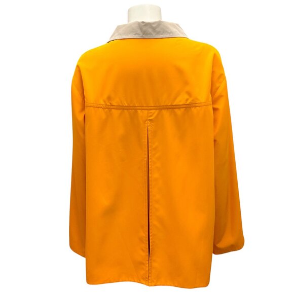 Akris Punto Sunshine Pop / Sand Reversible Button-front Jacket - Picture 3 of 6